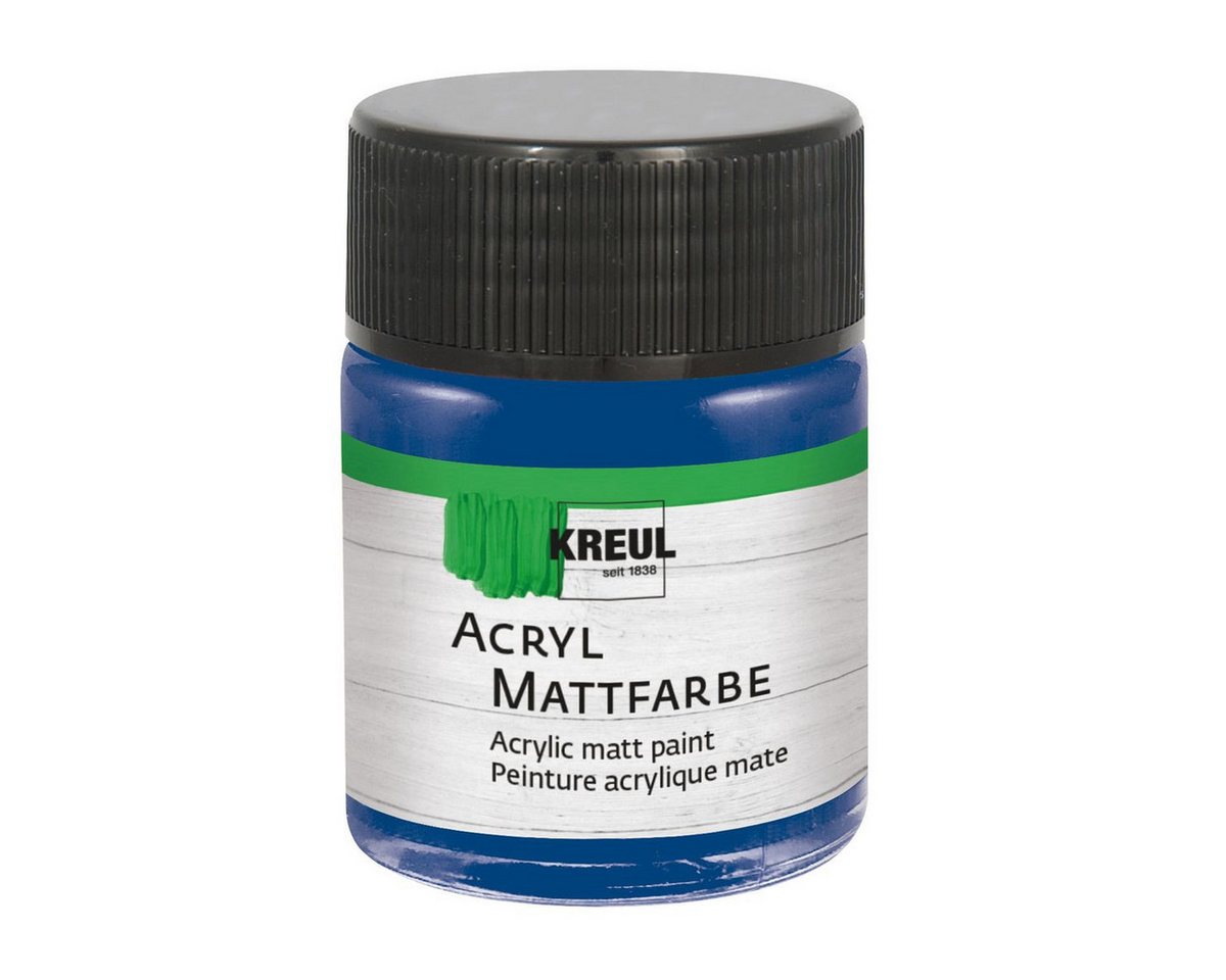 C. KREUL Acrylfarbe KREUL Acryl Mattfarbe kobaltblau 50ml Glas C. KREUL Acrylfarbe KREUL Acryl Mattfarbe kobaltblau 50ml Glas von C. KREUL
