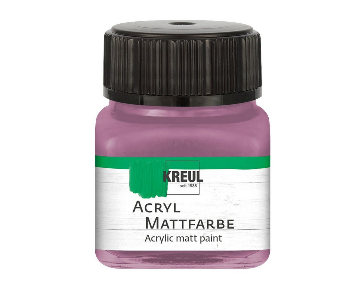 C. KREUL Acrylfarbe KREUL Acryl Mattfarbe malve 20ml Glas C. KREUL Acrylfarbe KREUL Acryl Mattfarbe malve 20ml Glas von C. KREUL