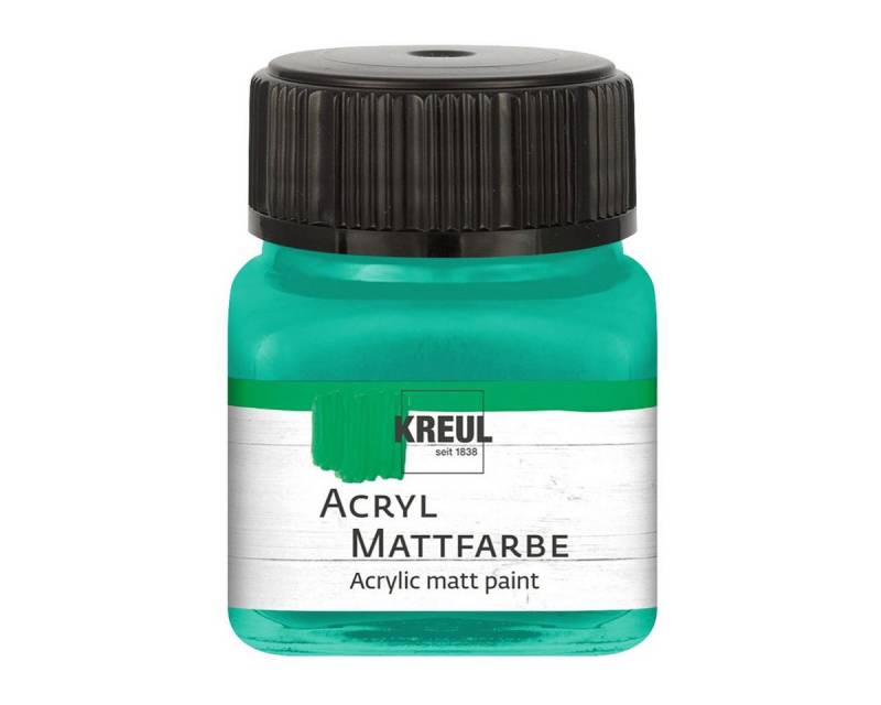 C. KREUL Acrylfarbe KREUL Acryl Mattfarbe mintgrün 20ml Glas von C. KREUL