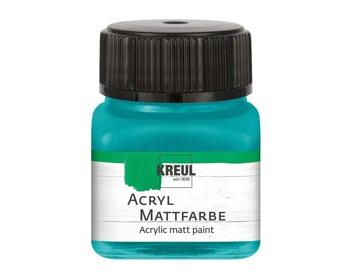 C. KREUL Acrylfarbe KREUL Acryl Mattfarbe türkis 20ml Glas C. KREUL Acrylfarbe KREUL Acryl Mattfarbe türkis 20ml Glas von C. KREUL