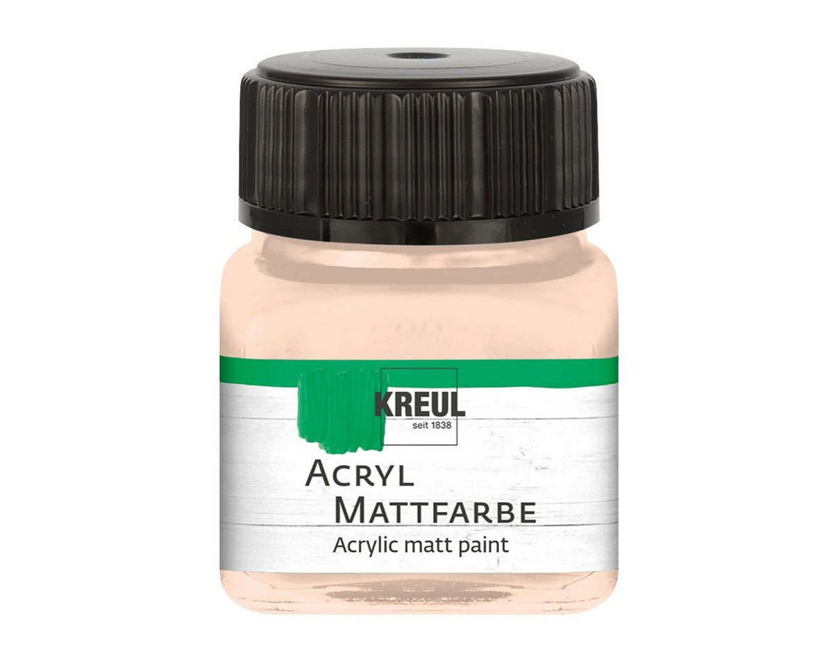 C. KREUL Acrylfarbe KREUL Acryl Mattfarbe zartrosa 20ml Glas C. KREUL Acrylfarbe KREUL Acryl Mattfarbe zartrosa 20ml Glas von C. KREUL