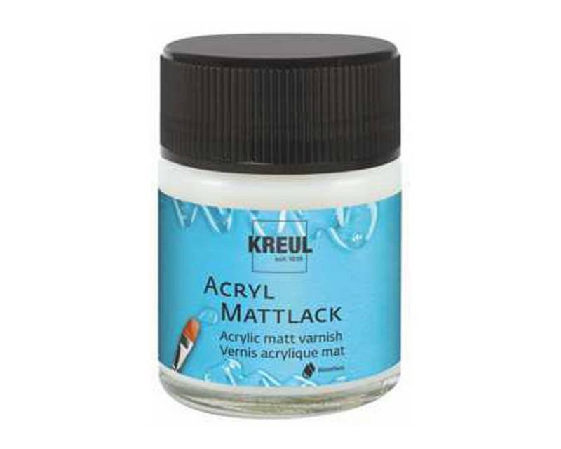 C. KREUL Acrylfarbe KREUL Acryl Mattlack transparent 50ml Glas von C. KREUL