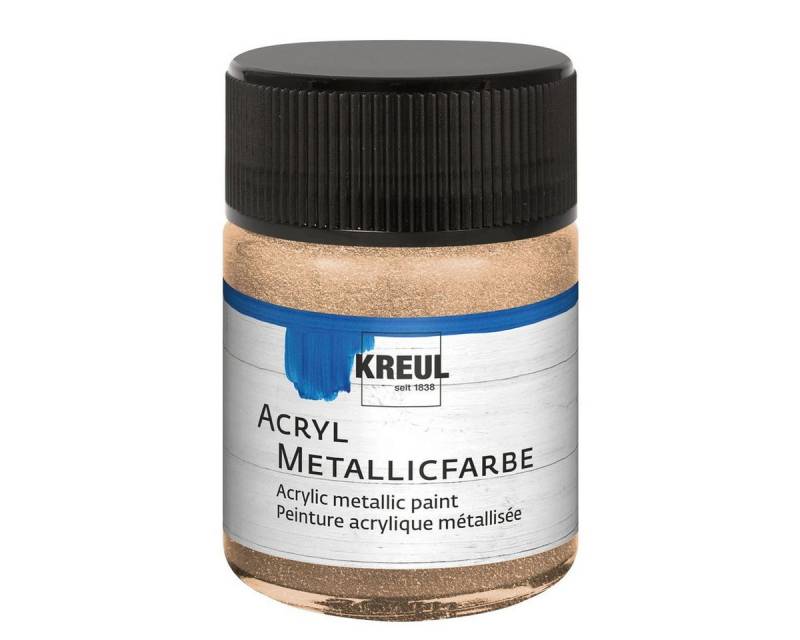 C. KREUL Acrylfarbe KREUL Acryl Metallicfarbe champagner 50ml Glas C. KREUL Acrylfarbe KREUL Acryl Metallicfarbe champagner 50ml Glas von C. KREUL