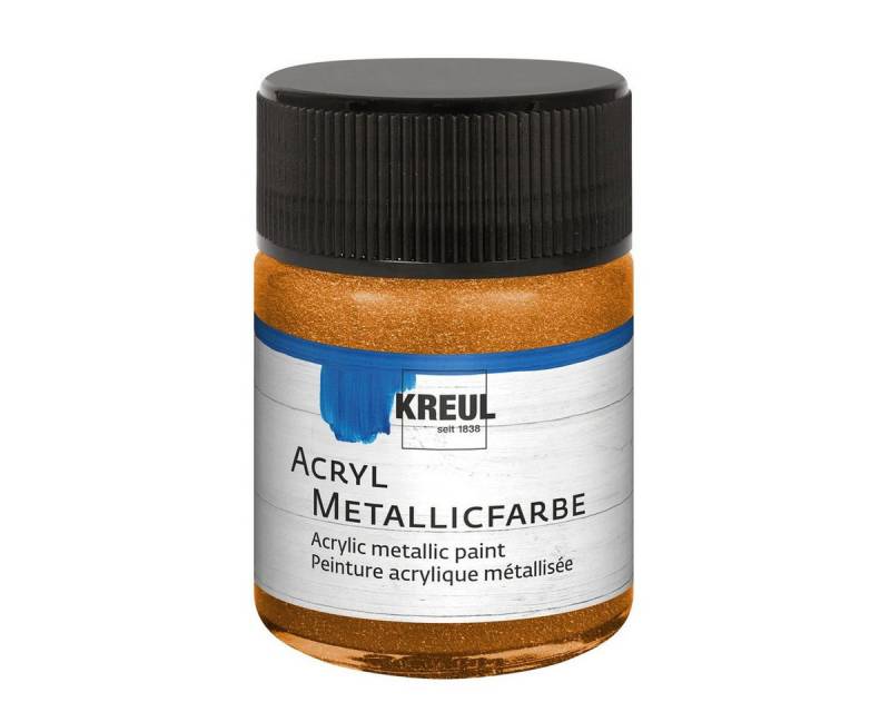 C. KREUL Acrylfarbe KREUL Acryl Metallicfarbe goldbronze 50ml Glas C. KREUL Acrylfarbe KREUL Acryl Metallicfarbe goldbronze 50ml Glas von C. KREUL
