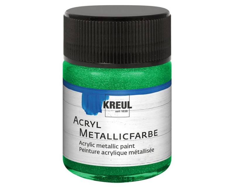 C. KREUL Acrylfarbe KREUL Acryl Metallicfarbe grün 50ml Glas C. KREUL Acrylfarbe KREUL Acryl Metallicfarbe grün 50ml Glas von C. KREUL