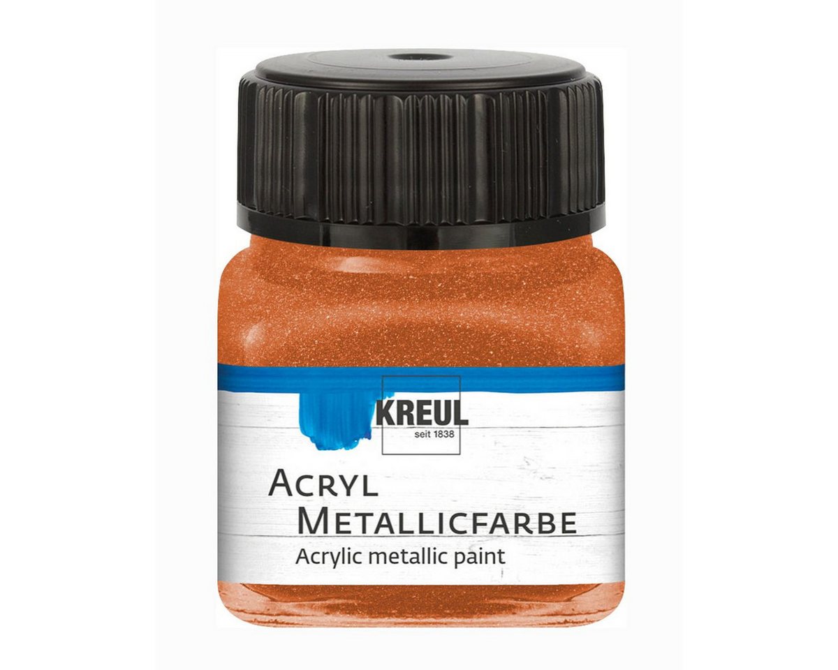 C. KREUL Acrylfarbe KREUL Acryl Metallicfarbe kupfer 20ml Glas C. KREUL Acrylfarbe KREUL Acryl Metallicfarbe kupfer 20ml Glas von C. KREUL