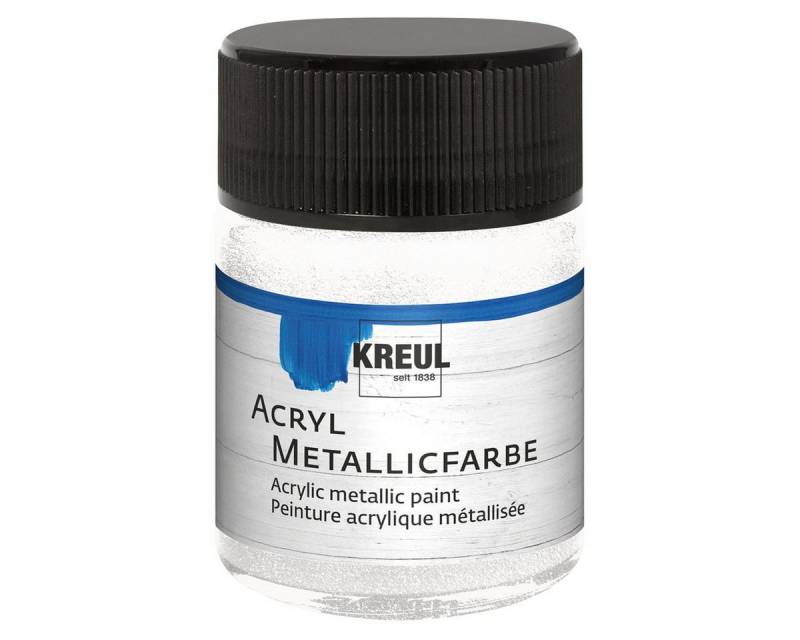 C. KREUL Acrylfarbe KREUL Acryl Metallicfarbe perlmutt weiß 50ml Glas C. KREUL Acrylfarbe KREUL Acryl Metallicfarbe perlmutt weiß 50ml Glas von C. KREUL
