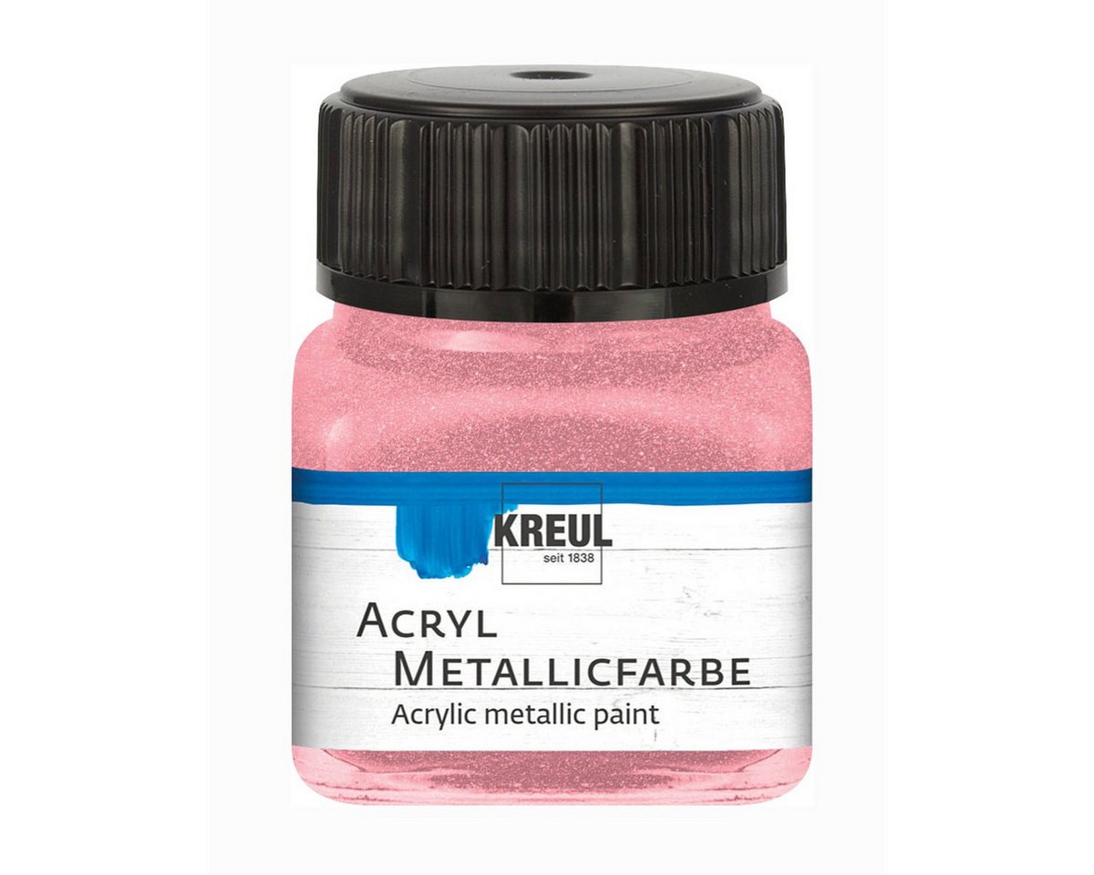 C. KREUL Acrylfarbe KREUL Acryl Metallicfarbe rosa 20ml Glas C. KREUL Acrylfarbe KREUL Acryl Metallicfarbe rosa 20ml Glas von C. KREUL
