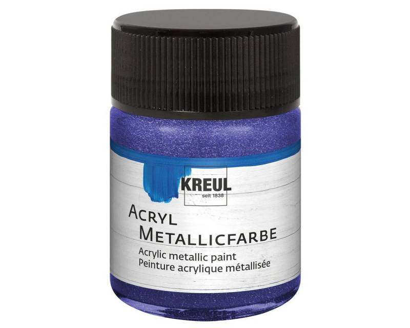 C. KREUL Acrylfarbe KREUL Acryl Metallicfarbe violett 50ml Glas C. KREUL Acrylfarbe KREUL Acryl Metallicfarbe violett 50ml Glas von C. KREUL