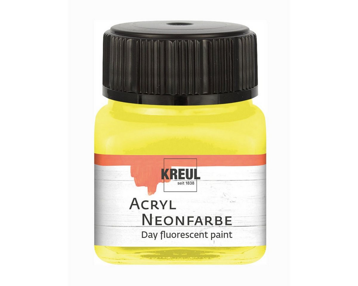 C. KREUL Acrylfarbe KREUL Acryl Neonfarbe neongelb 20ml Glas C. KREUL Acrylfarbe KREUL Acryl Neonfarbe neongelb 20ml Glas von C. KREUL