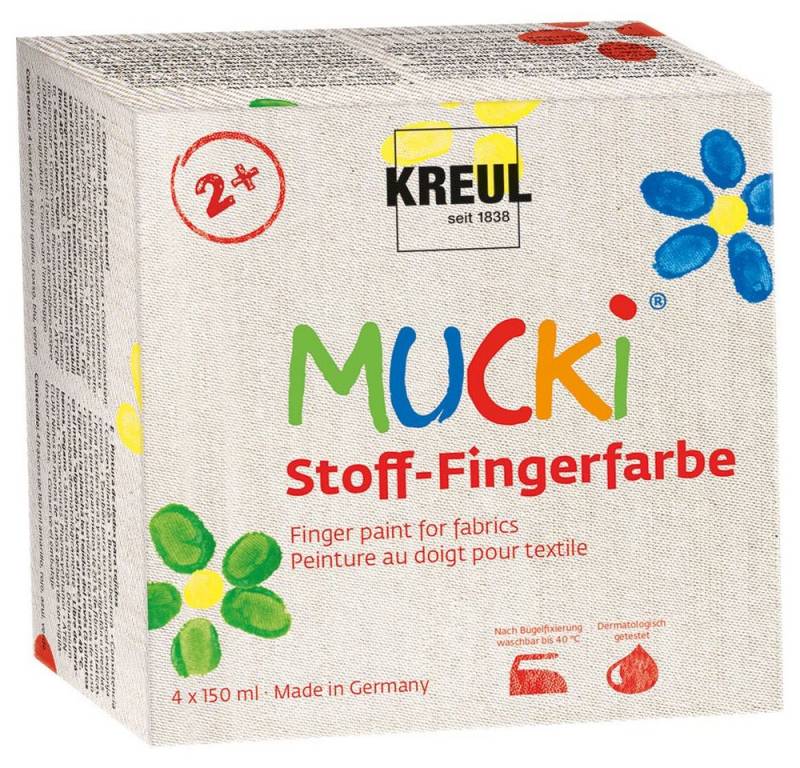 C. KREUL Fingerfarbe KREUL Stoff Fingerfarben MUCKi 4x150ml C. KREUL Fingerfarbe KREUL Stoff Fingerfarben MUCKi 4x150ml von C. KREUL