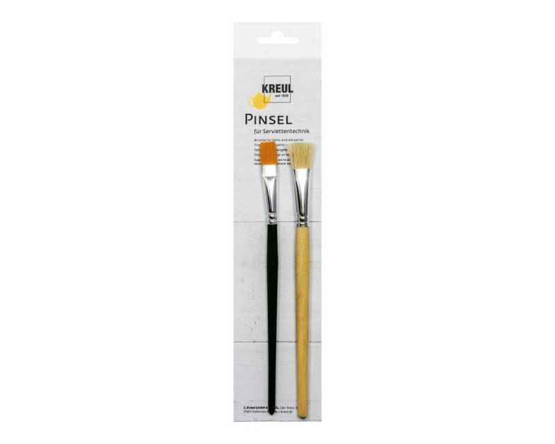 C. KREUL Pinsel KREUL Pinsel für Serviettentechnik Größe 14/16 2 Stück von C. KREUL