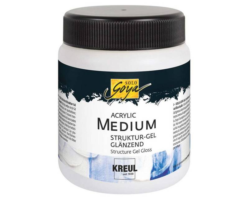 C. KREUL Strukturpaste KREUL Acryl Struktur-Gel SOLO Goya Medium glänzend 250ml Dose C. KREUL Strukturpaste KREUL Acryl Struktur-Gel SOLO Goya Medium glänzend 250ml Dose von C. KREUL