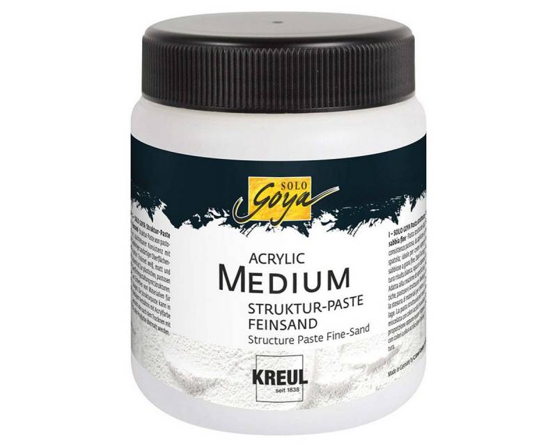 C. KREUL Strukturpaste KREUL Acryl Struktur Paste SOLO Goya Medium feinsand 250ml Dose C. KREUL Strukturpaste KREUL Acryl Struktur Paste SOLO Goya Medium feinsand 250ml Dose von C. KREUL