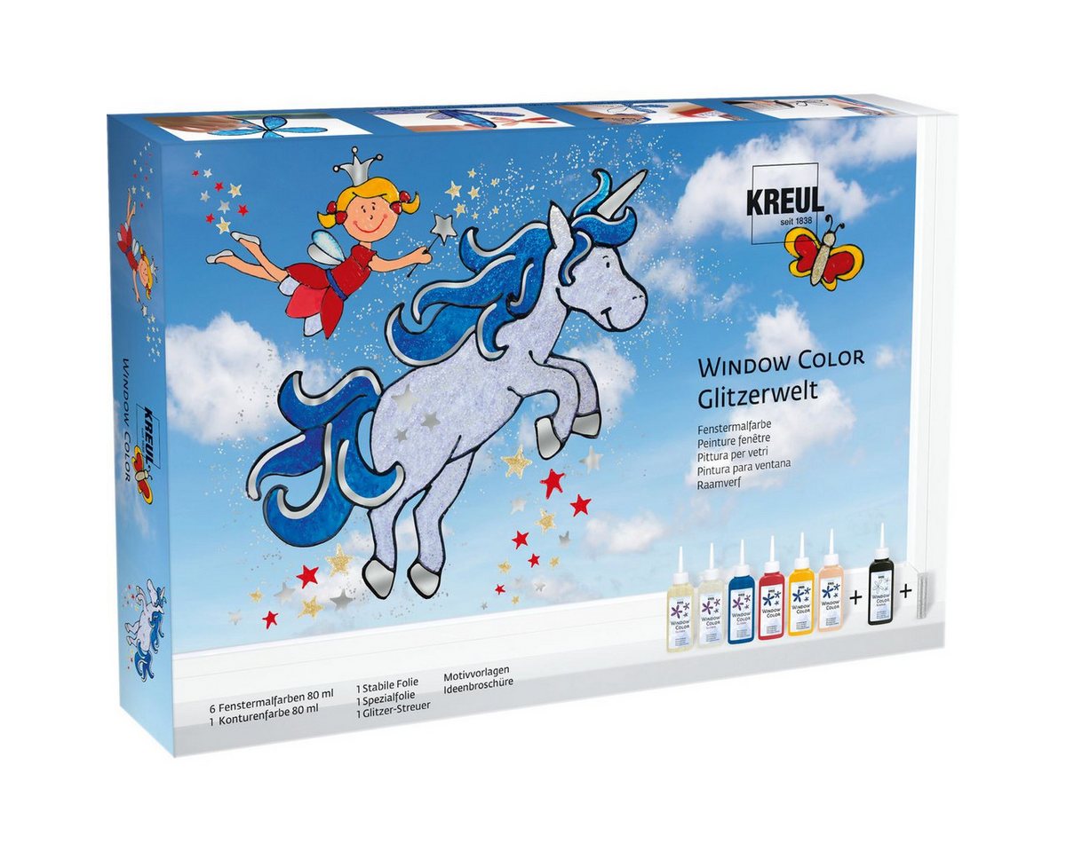 C. KREUL Wasserfarbe KREUL Window Color Set Glitzerwelt 6x80ml C. KREUL Wasserfarbe KREUL Window Color Set Glitzerwelt 6x80ml von C. KREUL