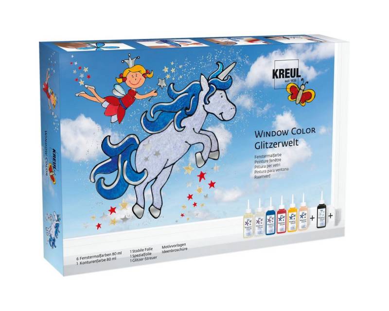 C. KREUL Wasserfarbe KREUL Window Color Set Glitzerwelt 6x80ml C. KREUL Wasserfarbe KREUL Window Color Set Glitzerwelt 6x80ml von C. KREUL