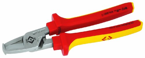 Best Price Square Cable Cutter, VDE, 210MM 431031 by CK Tools von C.K