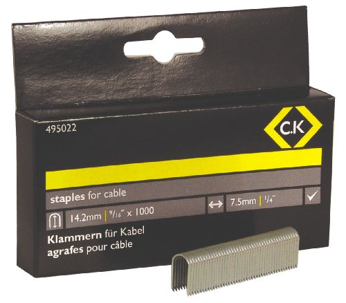 C.K,495022,Klammern AA8für Tacker,halbrund, 7,5 x14 mm von C.K