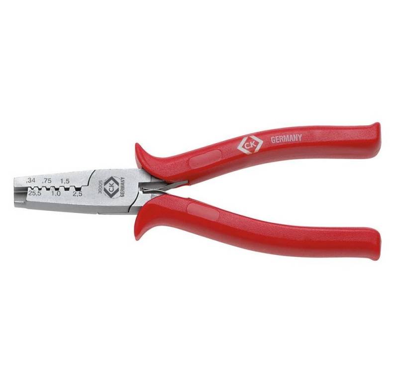 C.K Crimpzange Crimpzange für Adernendhülsen 0.25-2.5 mm² von C.K