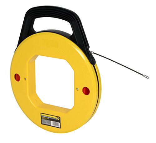C.K Flexibel Nylon 25m Kabelziehhilfe, 4mm Ø Kabeleinziehhilfe Elektrische, Elektroinstallation Einziehspirale, Elektriker Kabelzieher, Kabel Durchziehhilfe, Einziehhilfe, Ziehen Hilfe, CK 495053 von C.K