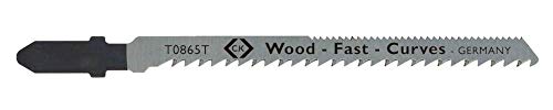 C.K Stichsägeblätter, 5-er Pack, Typ T, Holz, T0865T von C.K
