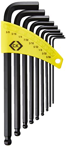 C.K T4444I Langarm-Sechskantschlüsselsatz, 5/64" - 3/8" C.K T4444I Langarm-Sechskantschlüsselsatz, 5/64" - 3/8" von C.K