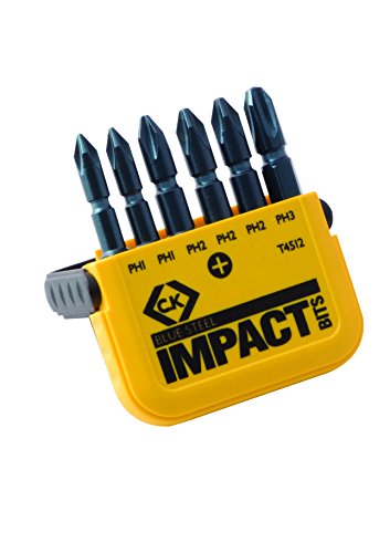 C.K Blue Steel Schlagschrauber-Bits PH, 6-teiliger Satz, T4512 C.K Blue Steel Schlagschrauber-Bits PH, 6-teiliger Satz, T4512 von C.K