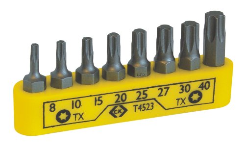 C.K T4523 Schraubendreher-Bit Satz für Torxschrauben, T8 - von C.K