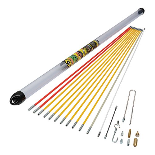 C.K Mighty Rod PRO 12m Super Set - Hochwertige Einziehstangen - 4 Flexibilitäten - GLO & Spira-FLEX Technologie - Robuste Verbinder -Umfangreiches Zubehör von C.K