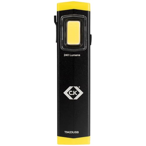 COB Mini Inspektionslampe 240 Lumen, wiederaufladbar, Yellow/Black COB Mini Inspektionslampe 240 Lumen, wiederaufladbar, Yellow/Black von C.K