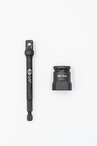 Vorteck Steckschlüsseleinsatz 3/8" Antrieb, 17 mm für Installation von Kanalbuchsen von C.K