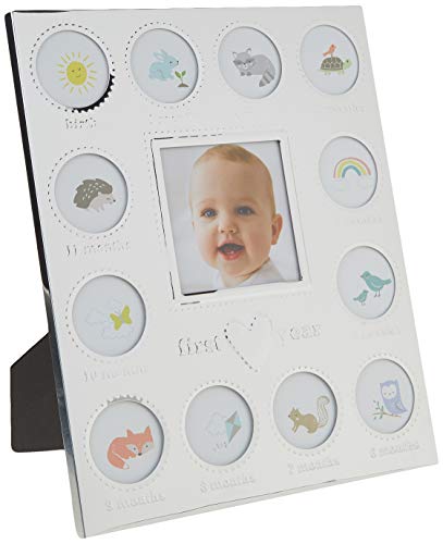 C.R. Gibson Carter's Baby's First Year Animal Theme Silver Metal Month by Month Picture Frame, 9.75" L x 11.75" H C.R. Gibson Carter's Baby's First Year Animal Theme Silver Metal Month by Month Picture Frame, 9.75" L x 11.75" H von C.R. Gibson