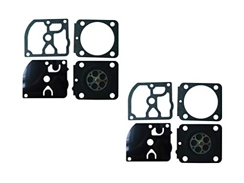 C·T·S Vergaserdichtung und Membran-Set ersetzt ZAMA GND-56 für ZAMA C1Q Vergaser Stihl FS38 FS75 FS85-85R BG5 SP81 (2 Stück) von C·T·S