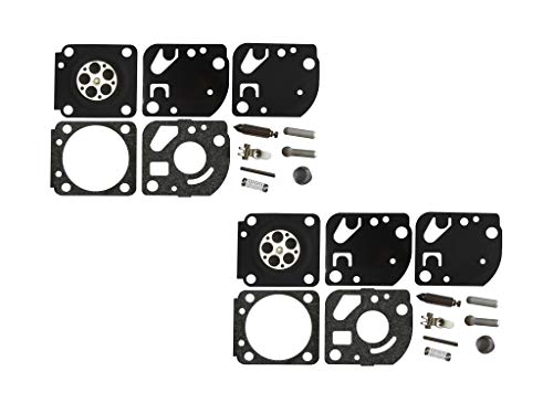 Vergaser-Reparatur-/Umbau-Set ersetzt ZAMA RB-20 für Homelite ST155 175 185 385 HB180 BP250 DOlmar MS30 Maruyama BL212 ZAMA C1U-DM4 (2 Stück) von C·T·S