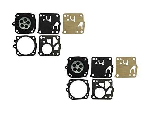 Vergaserdichtung und Membran-Kit ersetzt Tillotson DG-5HS-T für Husqvarna ECHO Oleomac Jonsered (2 Stück) von C·T·S