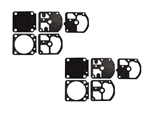 Vergaserdichtungs- und Membran-Set, ersetzt ZAMA GND-3 für Echo 280E 290E ZAMA C1S-K1 (2 Stück) von C·T·S