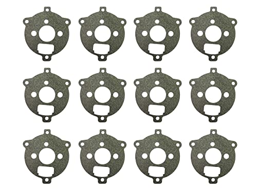 Vergaserkörperdichtung für B&S 142000 147000 170400 19000 194400 195400 ersetzt Briggs & Stratton 27034 (12 Stück) von C·T·S