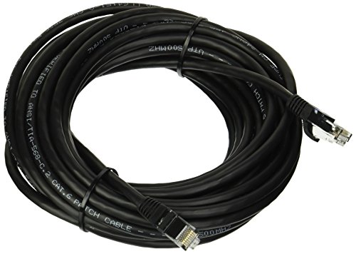 C2G 03988 Cat6-Kabel, snagless, ungeschirmtes Ethernet-Netzwerk-Patchkabel, 9,14 m, Schwarz von C2G