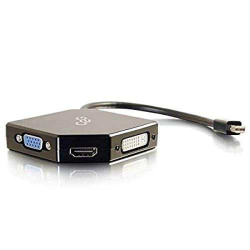 C2G /Cables to Go C2G / Cables to Go Mini DisplayPort auf HDMI, VGA oder DVI Adapter, Schwarz (54341) von C2G