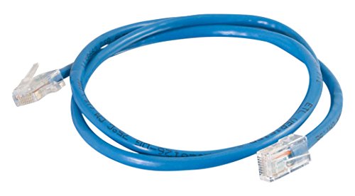 C2G 0. 5M Cat5e Ethernet RJ45 Hohe Geschwindigkeit Netzwerkkabel, LAN-Leitung BLAU Cat5e PVC UTP Patchkabel von C2G