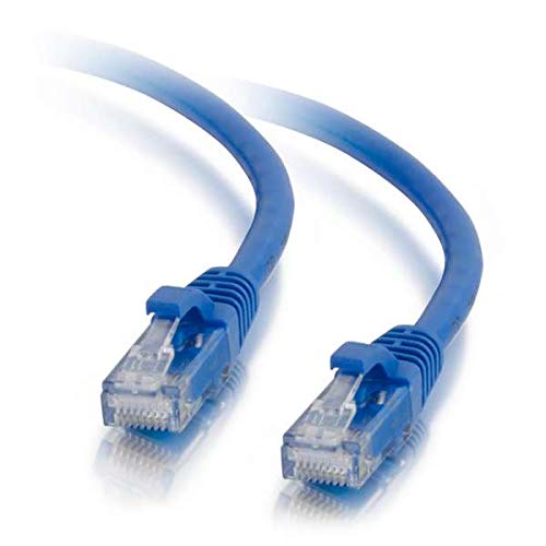C2G 0. 5M Cat5e Ethernet RJ45 Hohe Geschwindigkeit Netzwerkkabel, LAN Leitung Snagless UTP LSZH-BLU von C2G