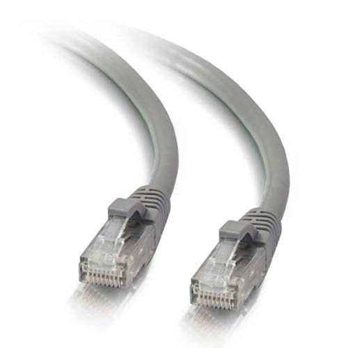 C2G 0. 5M Cat5e Ethernet RJ45 Hohe Geschwindigkeit Netzwerkkabel, LAN Leitung Snagless UTP LSZH-Gry von C2G