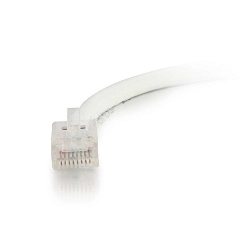 C2G 0. 5M Cat5e Ethernet RJ45 Hohe Geschwindigkeit Netzwerkkabel, LAN Leitung weiß Cat5e PVC UTP Patch Kabel von C2G