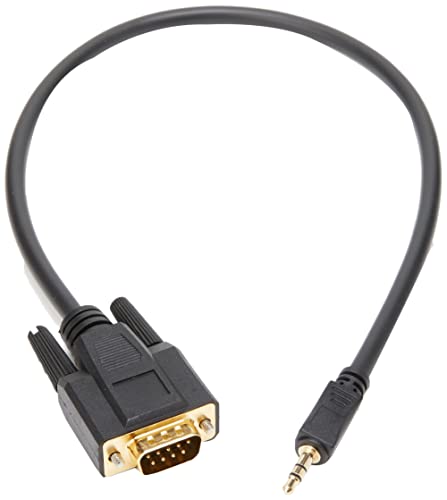 C2G 0. 5M DB9 mannlichen to 3. 5 Aux Adapter, 3. 5mm Jack to RS232 DB9 Serial Control Kabel Schwarz, 87187 C2G 0. 5M DB9 mannlichen to 3. 5 Aux Adapter, 3. 5mm Jack to RS232 DB9 Serial Control Kabel Schwarz, 87187 von C2G