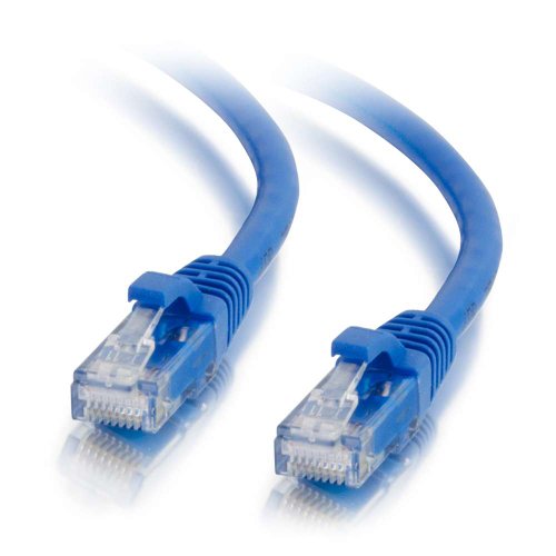 C2G 00703 Cat6a Kabel, snagless, ungeschirmtes Ethernet-Netzwerk-Patchkabel, Blau (7,62 m) von C2G