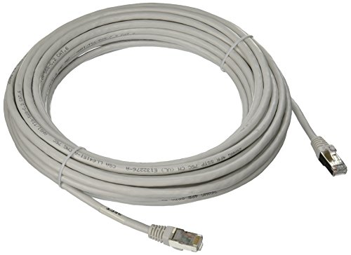 C2G 00930 Cat6-Kabel – snagless geschirmtes Ethernet-Netzwerk-Patchkabel, weiß (35 Fuß, 10,66 m) von C2G