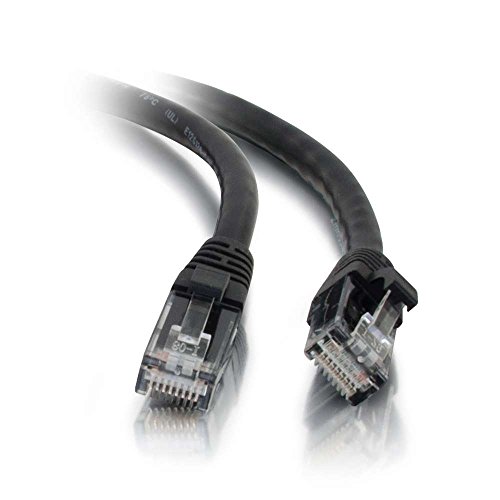 C2G 10M SCHWARZES Cat5e Ethernet RJ45 High-Speed-Netzwerkkabel, LAN-Leitung Cat5e Ungeschirmtes PVC UTP Patchkabel von C2G