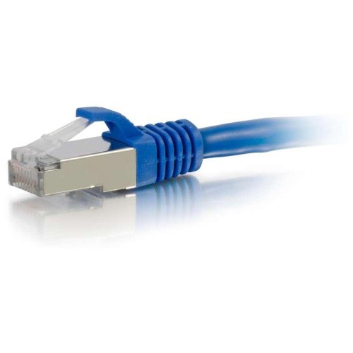 C2G 15M Blau CAT6A Ethernet Gigabit LAN Netzwerkkabel (RJ45) Vernickeltes und kupfergeflochtenes Patch UTP Kabel von C2G