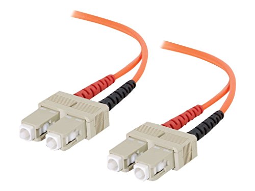 C2G 1m Glasfaser/Glasfaserkabel fàur Fast Ethernet, Fibre Channel, ATM und Gibabit Patchkabel LSZH SC/SC Duplex Multimode 62,5/125 MM von C2G