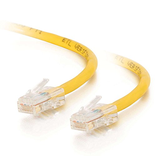 C2G 2M Cat5e Netzwerk Crossover Patch Kabel. Xover Ethernet-Kabel, Peer-to-Peer-Computerleitung. GELB CAT5E PVC UTP von C2G